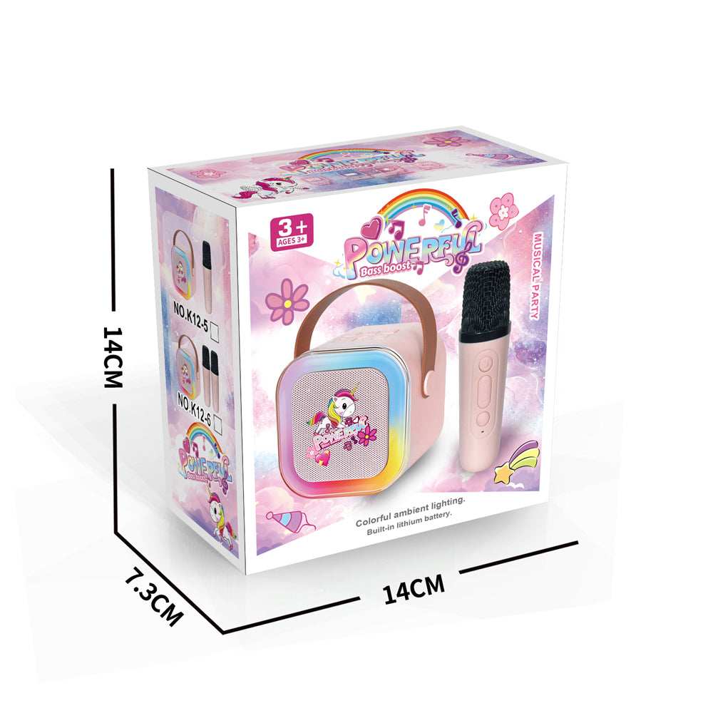 Unicorn Bluetooth Karaoke Microphone with LED Speaker for kids in Kuwait